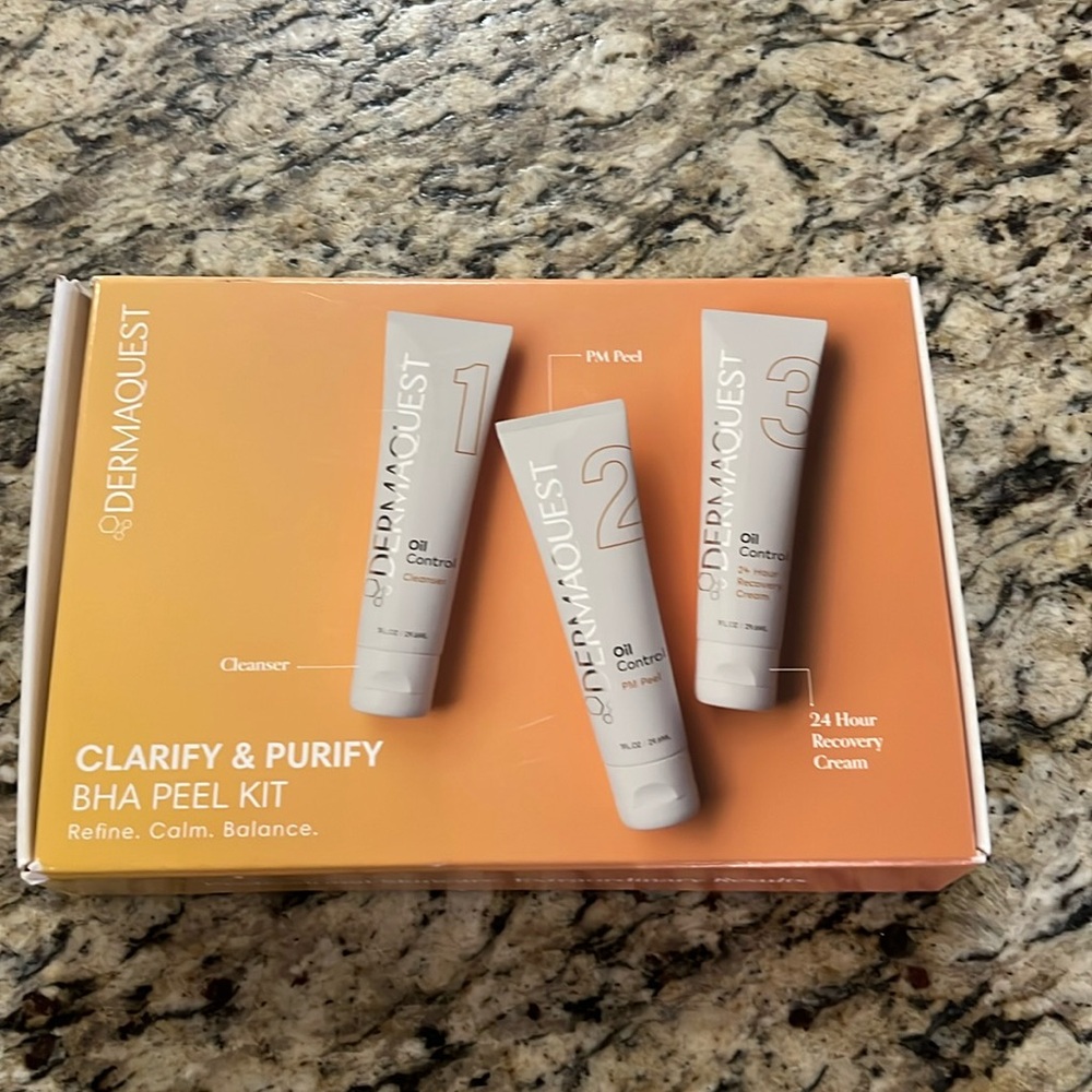 Dermaquest Clarify & Purify BHA Peel Kit Skin Kit New